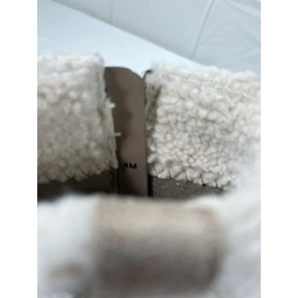 Jellypop Chimney Shearling Sherpa Boots Booties Size 4 Girls New